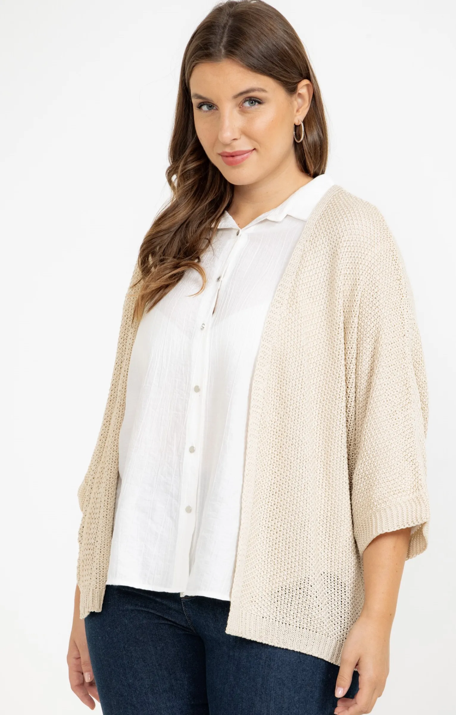 Toscane Boutique Pulls & Cardigans|Cardigan ouvert SABLE