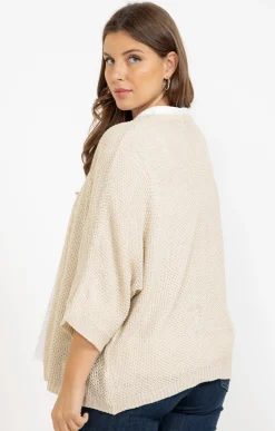 Toscane Boutique Pulls & Cardigans|Cardigan ouvert SABLE
