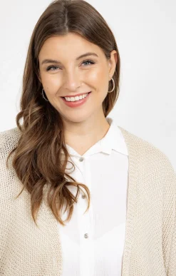 Toscane Boutique Pulls & Cardigans|Cardigan ouvert SABLE