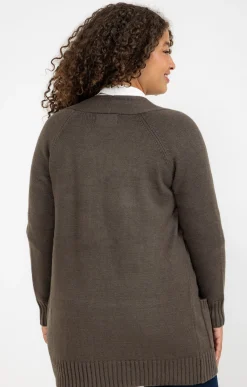 Toscane Boutique Pulls & Cardigans|Cardigan uni KAKI