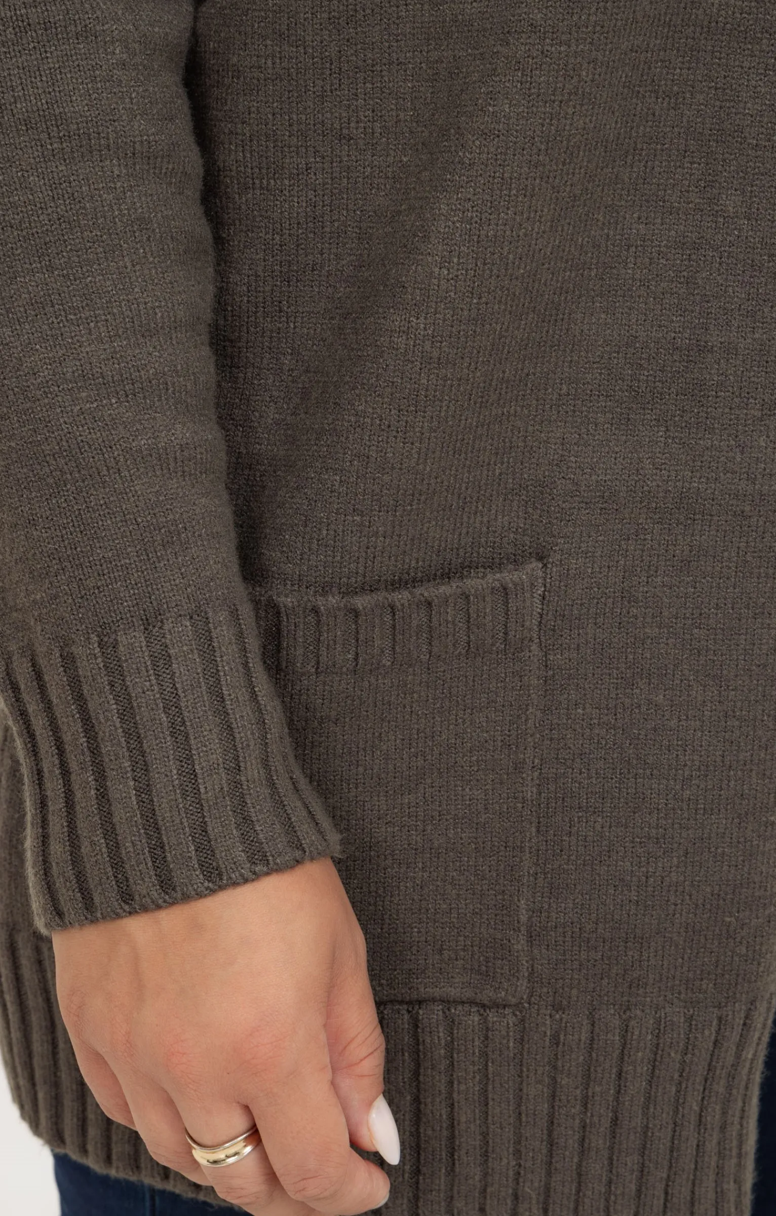 Toscane Boutique Pulls & Cardigans|Cardigan uni KAKI