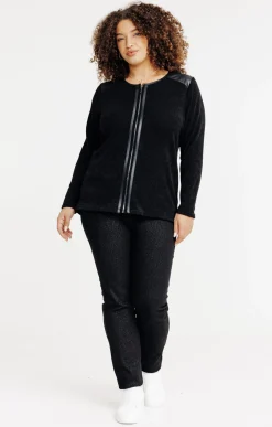 Toscane Boutique Pulls & Cardigans|Cardigan uni zippé NOIR