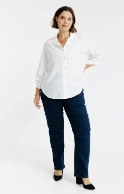 Toscane Boutique Chemisiers & Tuniques|Chemise effet froissé ECRU