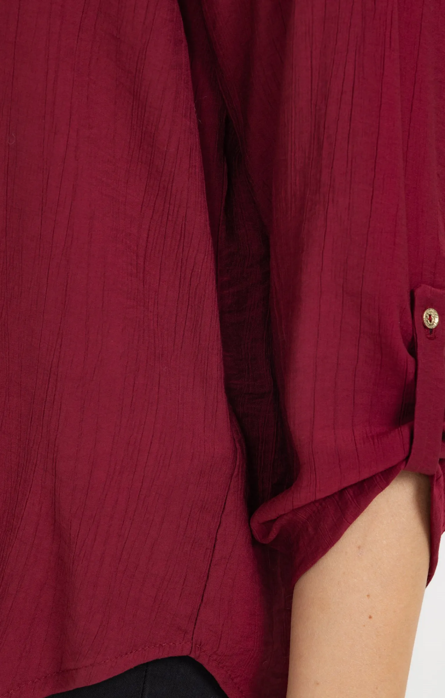 Toscane Boutique Chemisiers & Tuniques|Chemise effet froissé TERRACOTTA