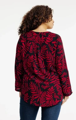 Toscane Boutique Chemisiers & Tuniques|Chemise imprimée TERRACOTTA