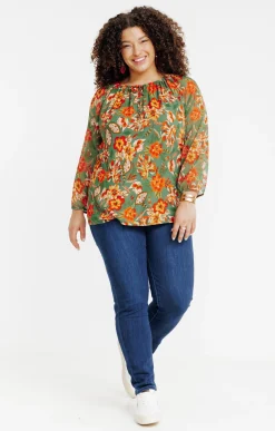 Toscane Boutique Chemisiers & Tuniques|Chemise imprimée KAKI