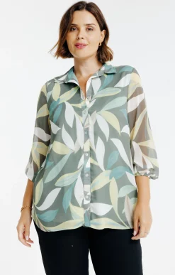 Toscane Boutique Chemisiers & Tuniques|Chemise imprimée KAKI