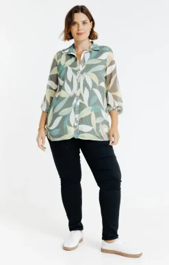 Toscane Boutique Chemisiers & Tuniques|Chemise imprimée KAKI