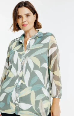 Toscane Boutique Chemisiers & Tuniques|Chemise imprimée KAKI