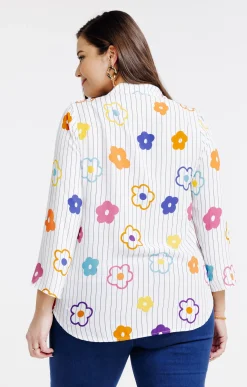 Toscane Boutique Chemisiers & Tuniques|Chemise imprimée MULTICOLORE