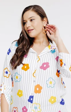 Toscane Boutique Chemisiers & Tuniques|Chemise imprimée MULTICOLORE