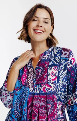 Toscane Boutique Chemisiers & Tuniques|Chemisier imprimé MARINE