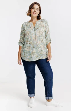 Toscane Boutique Chemisiers & Tuniques|Chemisier imprimé KAKI