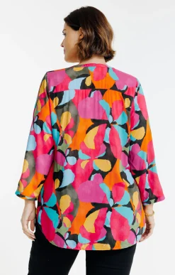 Toscane Boutique Chemisiers & Tuniques|Chemisier imprimé MULTICOLORE