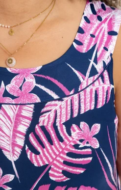 Toscane Boutique Tee-shirts|Débardeur à imprimé feuillage CLEMATITE