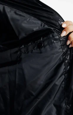 Toscane Boutique Parkas & Impers|Doudoune avec imprimé léopard NOIR