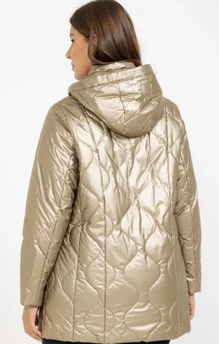 Toscane Boutique Parkas & Impers|Doudoune matelassée dorée DORE