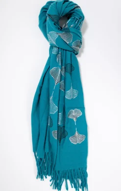 Toscane Boutique Accessoires|Echarpe douce ginkgo CANARD