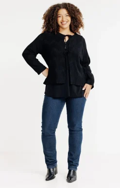 Toscane Boutique Pulls & Cardigans|Gilet court NOIR