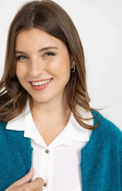 Toscane Boutique Pulls & Cardigans|Gilet fluffy uni CANARD