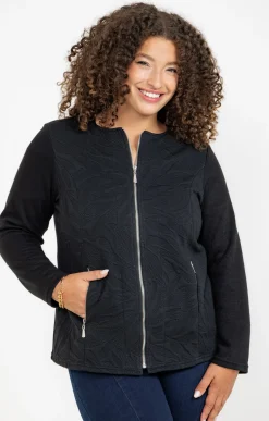 Toscane Boutique Pulls & Cardigans|Gilet matelassé uni NOIR