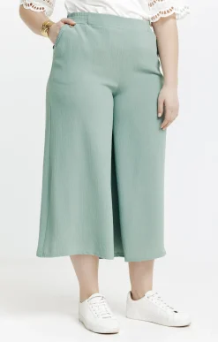 Toscane Boutique Jupes|Jupe culotte à poches CELADON