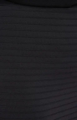 Toscane Boutique Jupes|Jupe droite NOIR