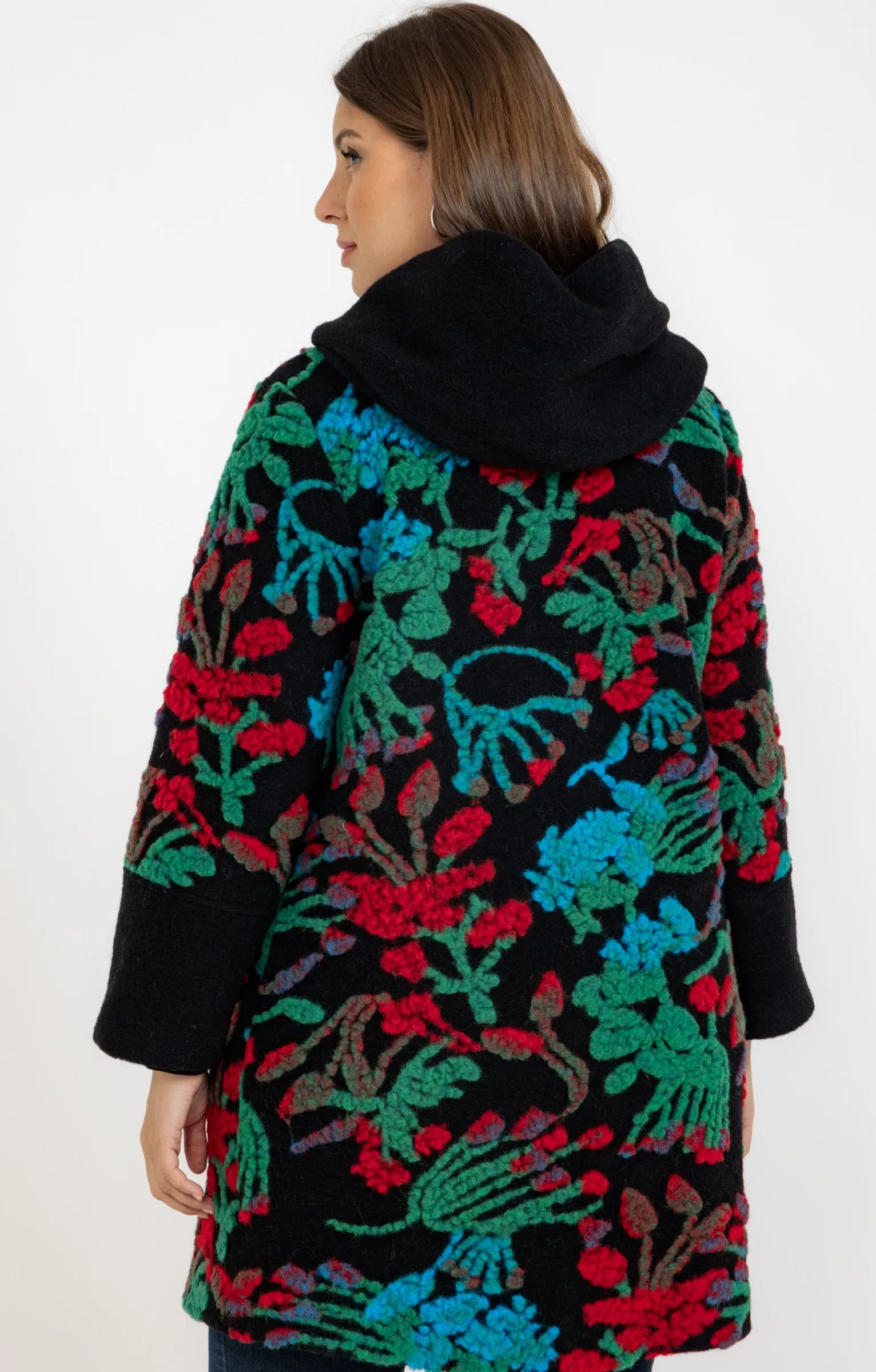 Toscane Boutique Manteaux|Manteau fantaisie NOIR