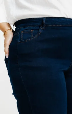 Toscane Boutique Pantalons|Pantalon 5 poches denim BLEU