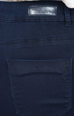 Toscane Boutique Pantalons|Pantalon 5 poches uni MARINE