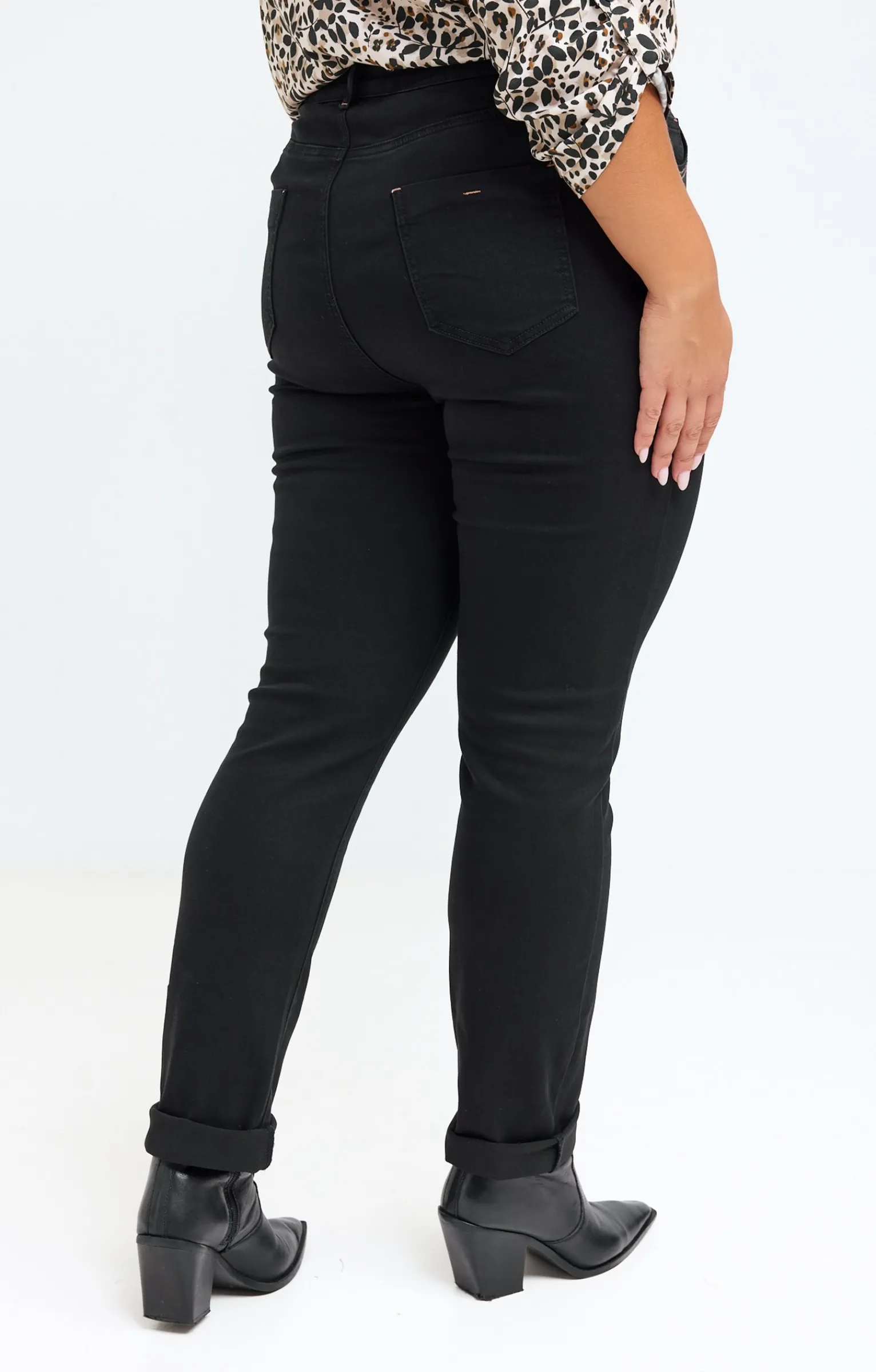 Toscane Boutique Pantalons|Pantalon denim NOIR