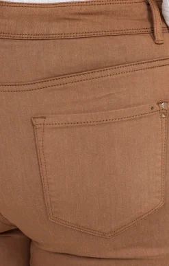 Toscane Boutique Pantalons|Pantalon droit effet satin CAMEL