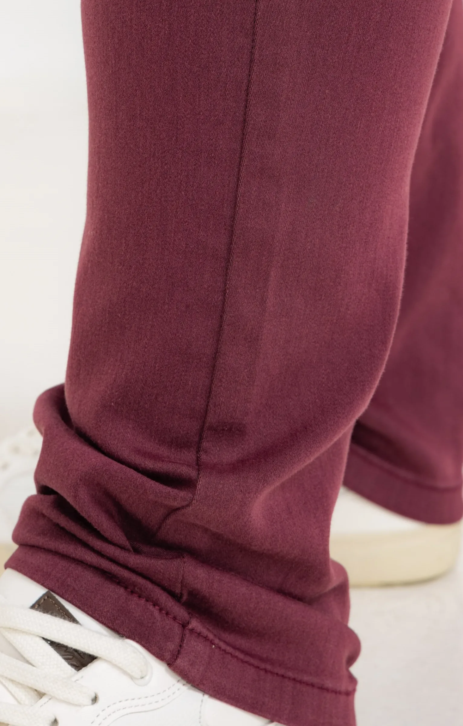 Toscane Boutique Pantalons|Pantalon droit effet satin BORDEAUX