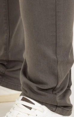 Toscane Boutique Pantalons|Pantalon droit effet satin KAKI