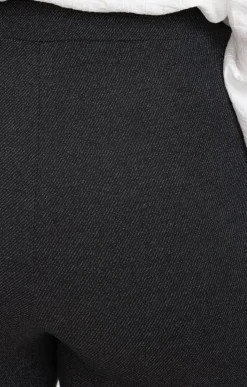 Toscane Boutique Pantalons|Pantalon en maille chinée ANTHRACITE