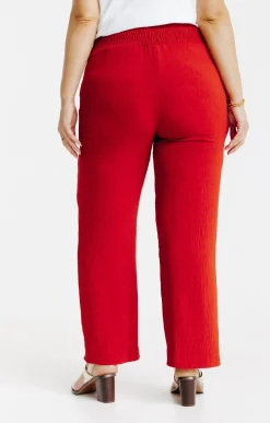Toscane Boutique Pantalons|Pantalon large détail boutons coco ROSE POUDRE