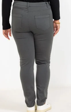 Toscane Boutique Pantalons|Pantalon style cargo SMOKE GREEN