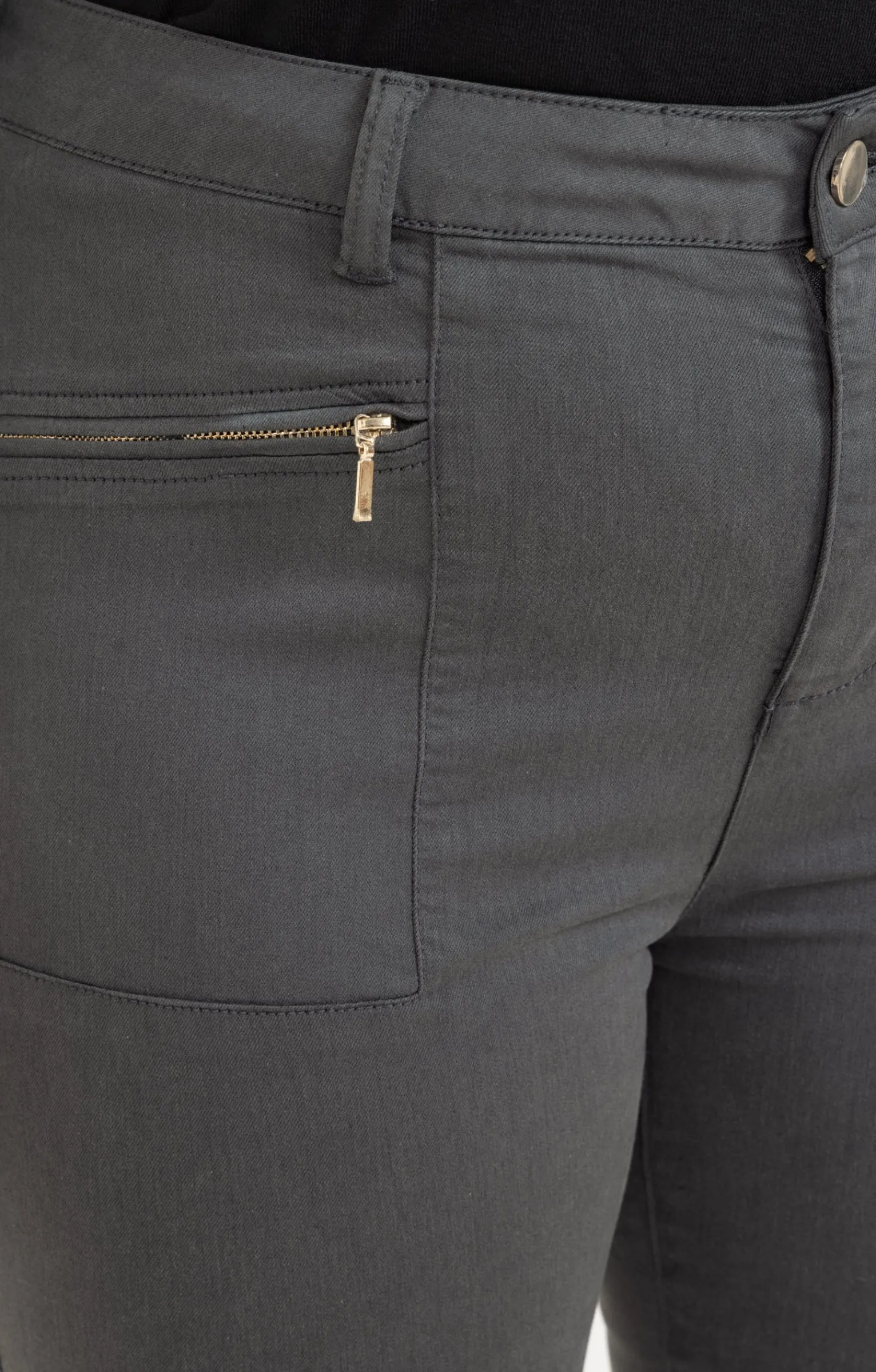 Toscane Boutique Pantalons|Pantalon style cargo SMOKE GREEN