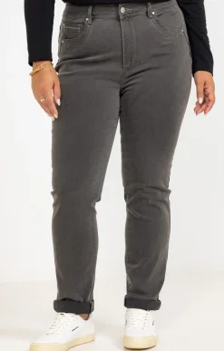 Toscane Boutique Pantalons|Pantalon style denim gris GRIS MOYEN