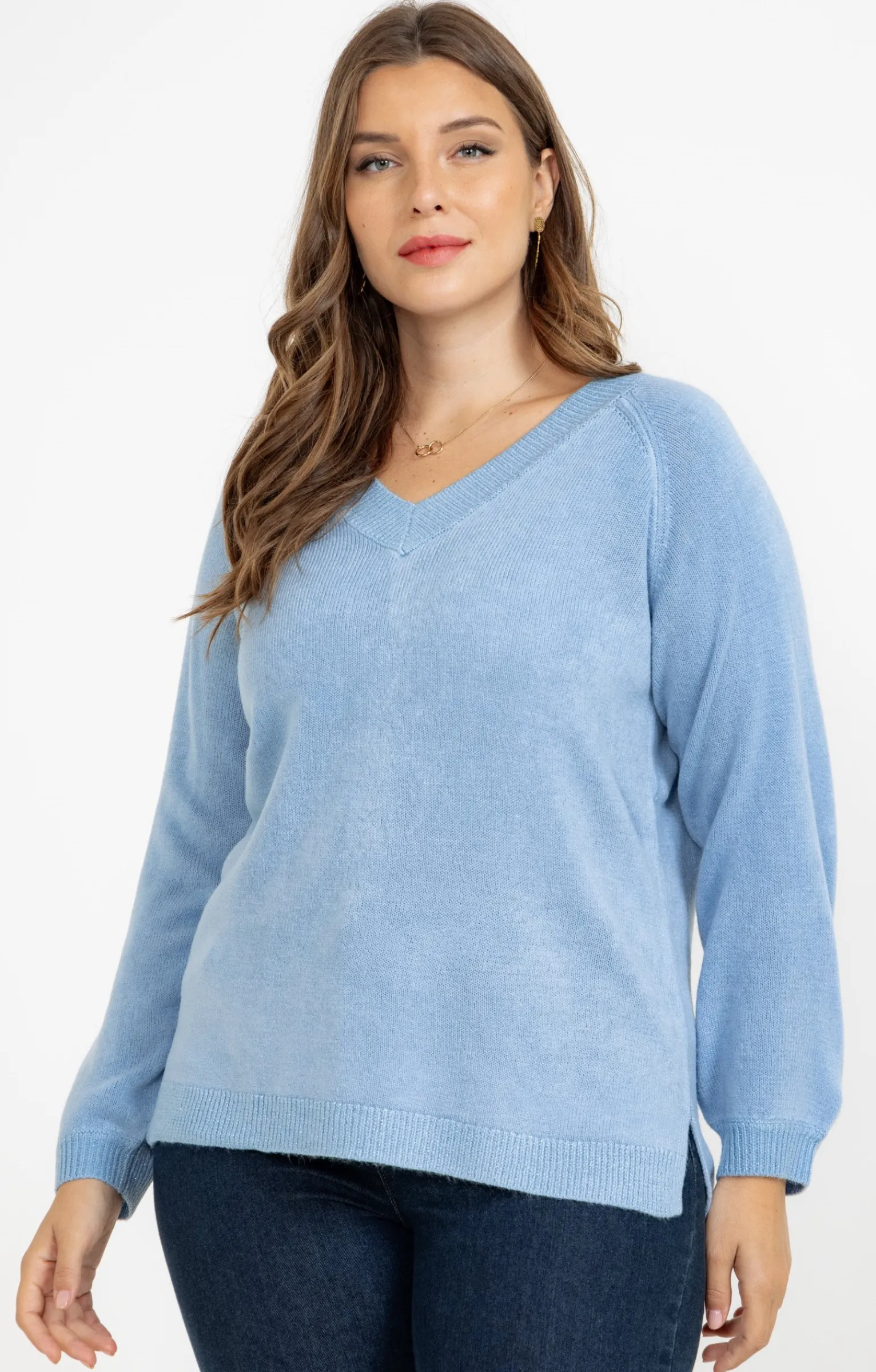 Toscane Boutique Pulls & Cardigans|Pull avec fil fantaisie BLEU ORAGE