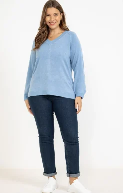 Toscane Boutique Pulls & Cardigans|Pull avec fil fantaisie BLEU ORAGE