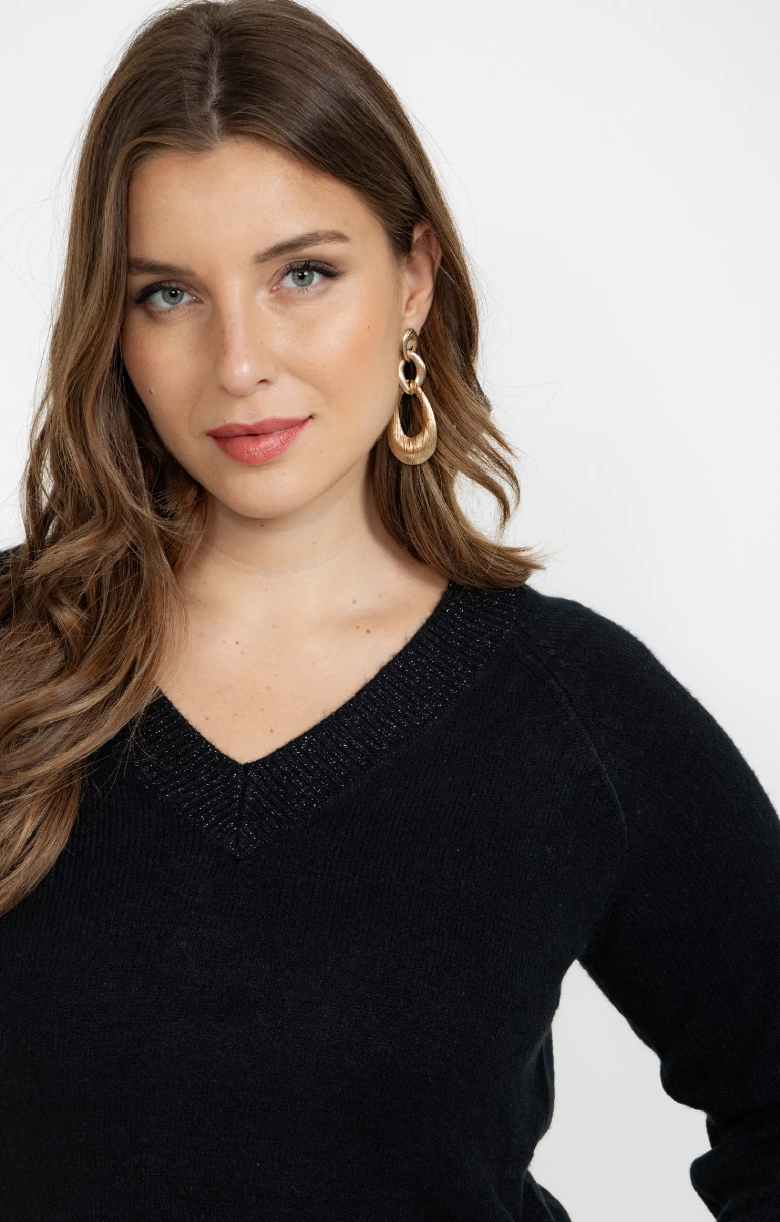 Toscane Boutique Pulls & Cardigans|Pull avec fil fantaisie NOIR