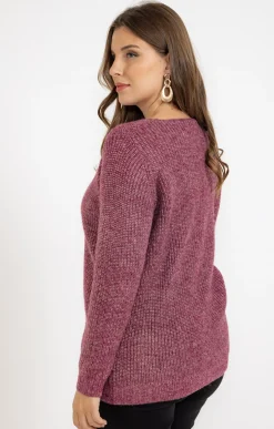 Toscane Boutique Pulls & Cardigans|Pull col V VIOLINE