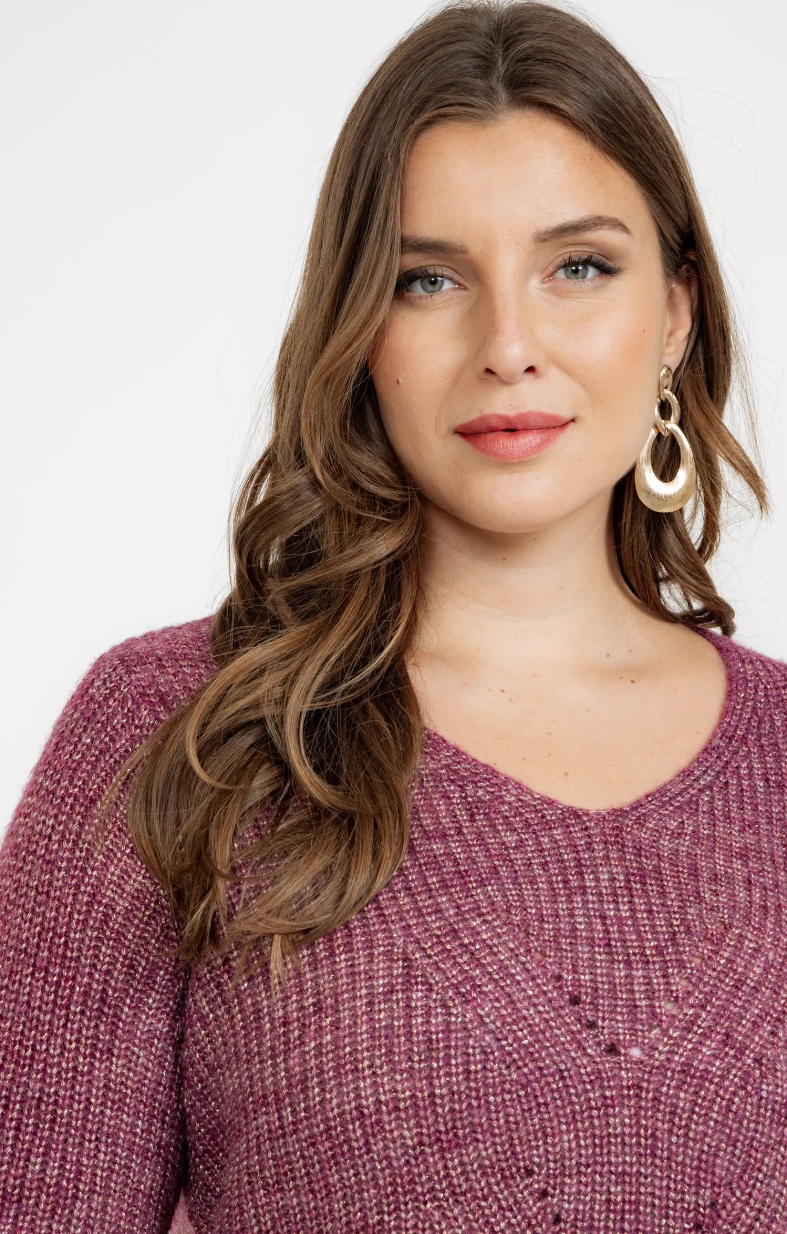 Toscane Boutique Pulls & Cardigans|Pull col V VIOLINE