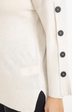 Toscane Boutique Pulls & Cardigans|Pull col V BEIGE