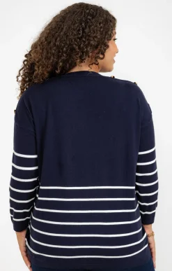 Toscane Boutique Pulls & Cardigans|Pull marinière MARINE