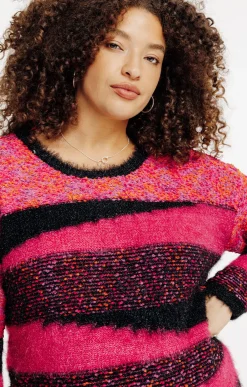 Toscane Boutique Pulls & Cardigans|Pull patch FUCHSIA