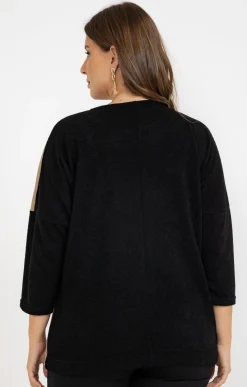 Toscane Boutique Pulls & Cardigans|Pull patch avec collier AVOINE