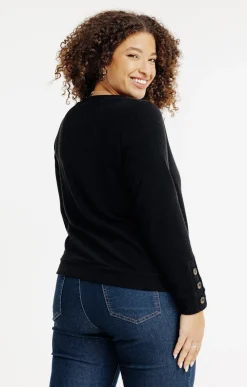 Toscane Boutique Pulls & Cardigans|Pull uni coordonné jupe maille NOIR