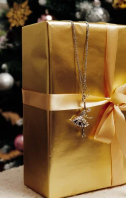 Toscane Boutique Accessoires|Sautoir ballerine multichaines ARGENT